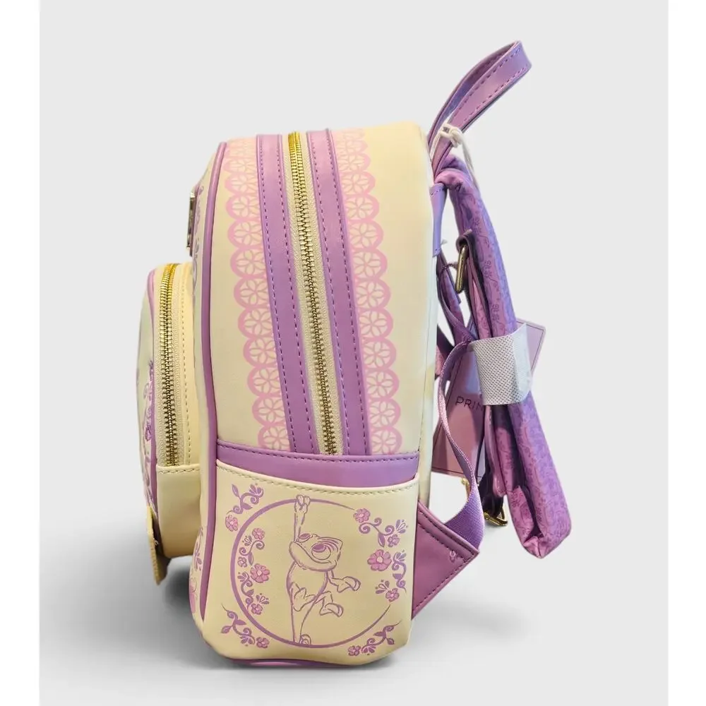 Loungefly Disney Tangled Rapunzel Sketch Floral Mini Backpack NWT